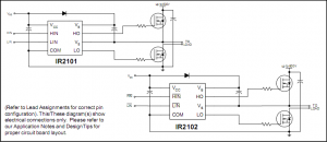 Типовая схема включения IR2101