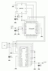 USB Altimeter. Схема