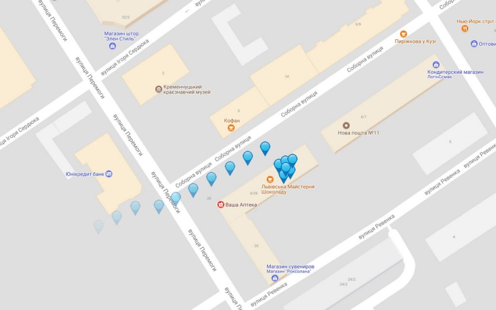 GPS трекер.  Карта