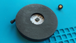 Редуктор для AS5600. Вигляд зі сторони валу мотора